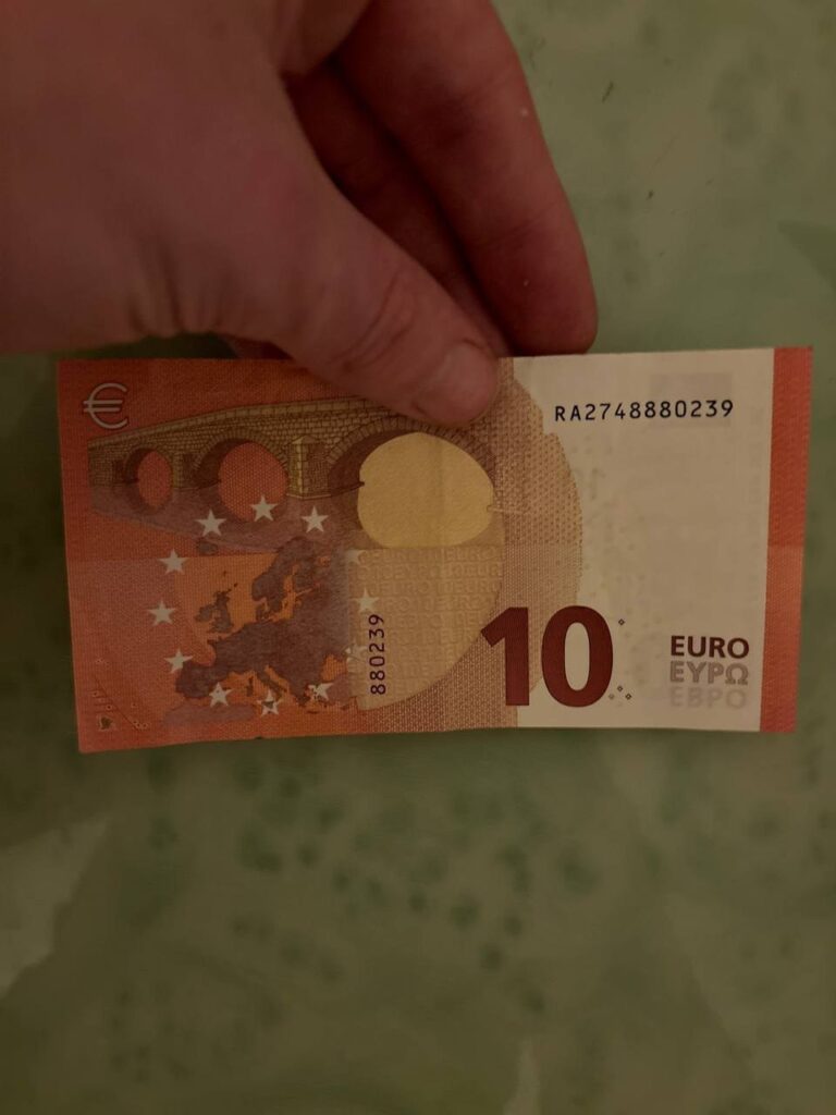 billetes de 10 euros falsos