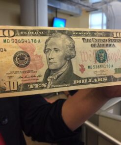 billetes de 10 dolares falsos