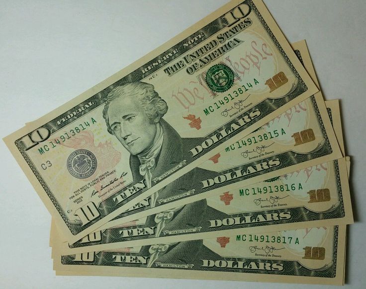 billetes de 10 dolares falsos