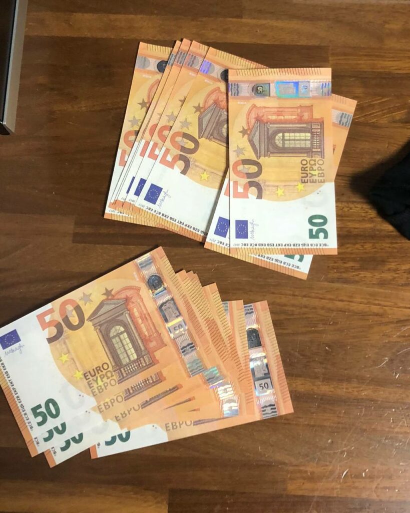 compra de billetes falsos